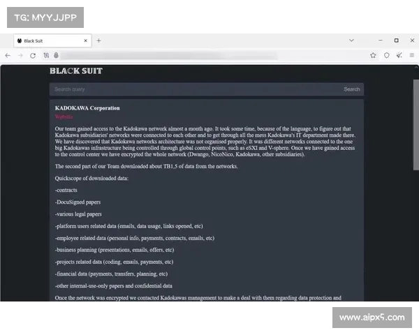 联邦调查局：BlackSuit的勒索软件要求超过5亿美元 媒体